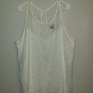Torrid white lace top